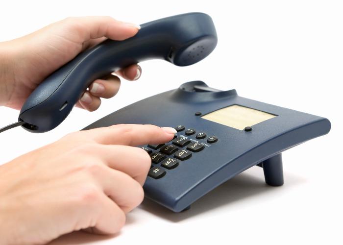 how to call through landline