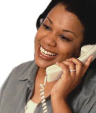 cheap landline lady